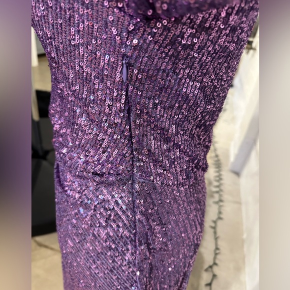 Rotate Birger Christensen Purple Sirin Midi Dress - Picture 4 of 13